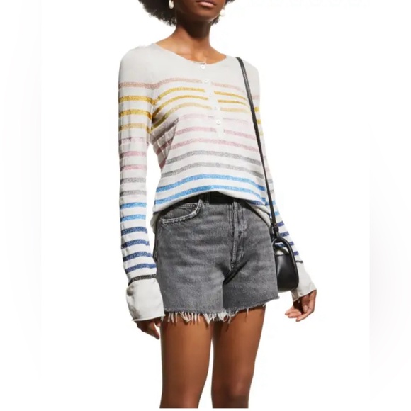 Zadig & Voltaire Hila Lurex Metallic Sweater - Picture 2 of 10